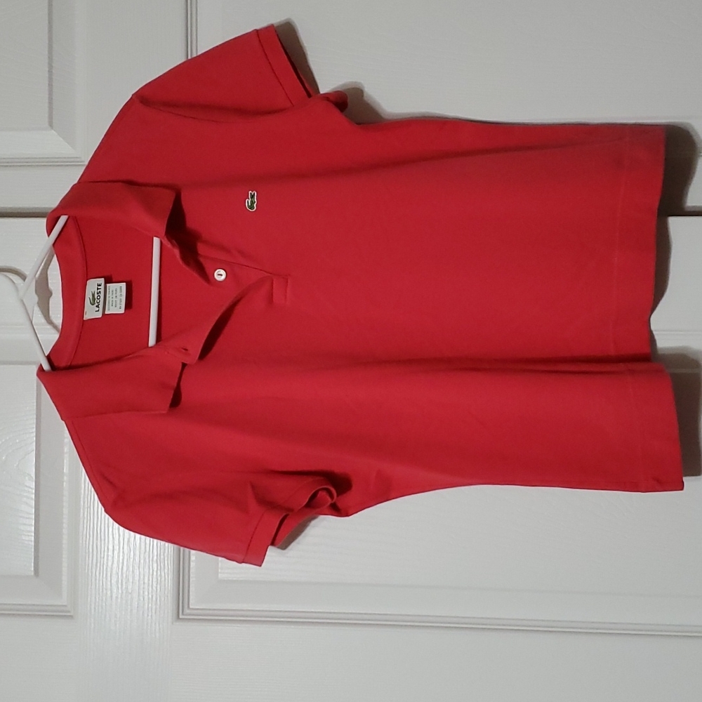 Pink women's Lacoste polo size 46